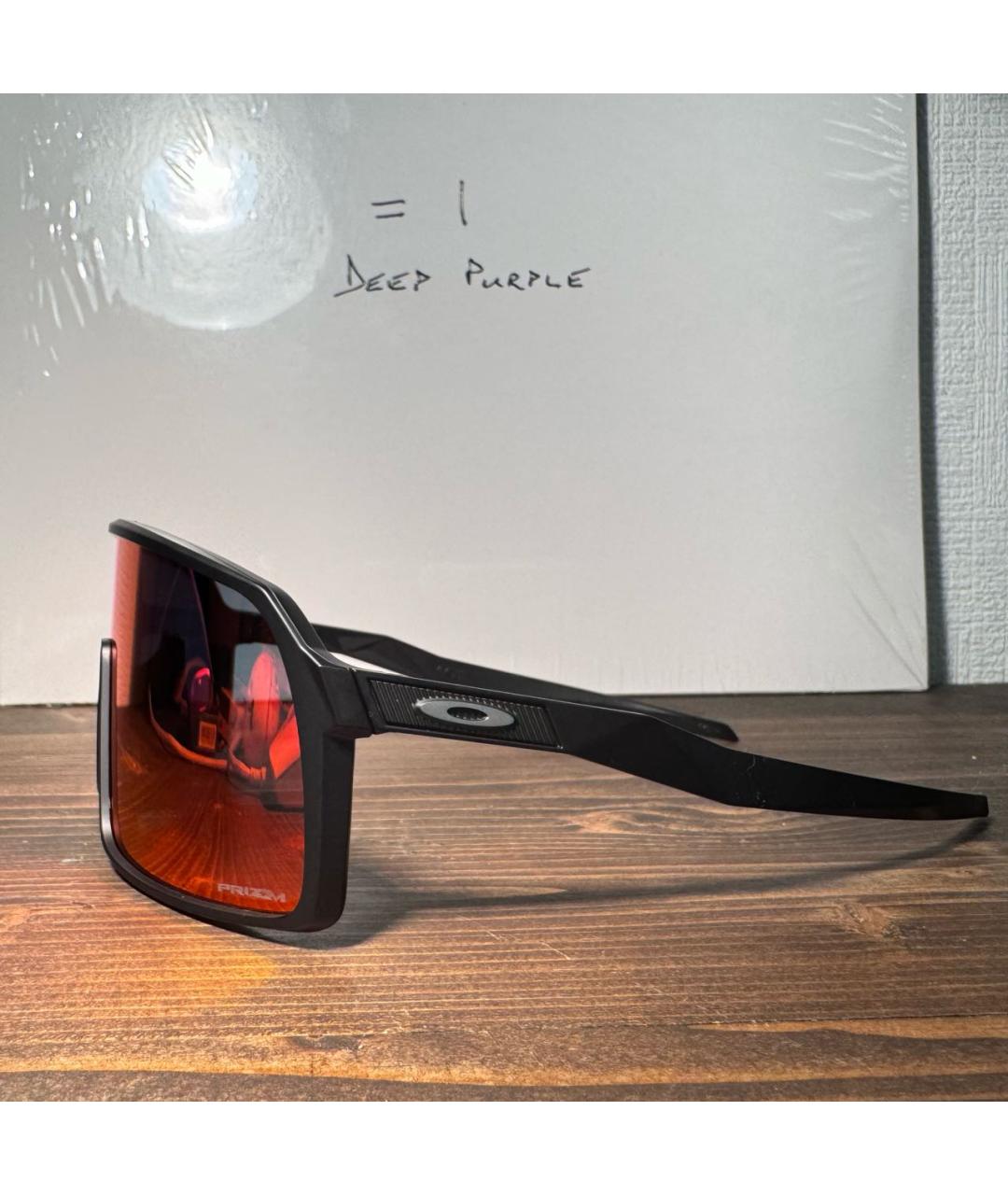 OAKLEY Черные пластиковые солнцезащитные очки, фото 3