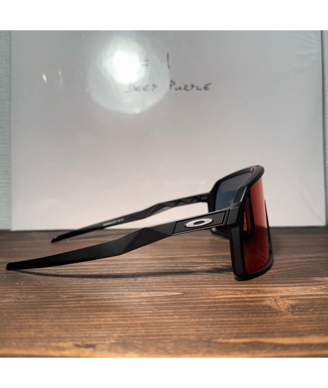 OAKLEY Черные пластиковые солнцезащитные очки, фото 4