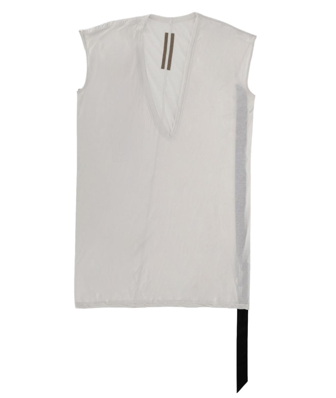 RICK OWENS DRKSHDW Белая хлопковая майка, фото 1