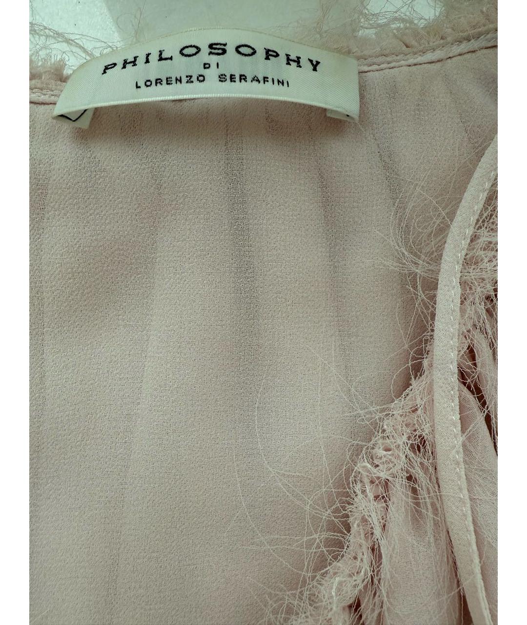 PHILOSOPHY DI LORENZO SERAFINI Розовая блузы, фото 5