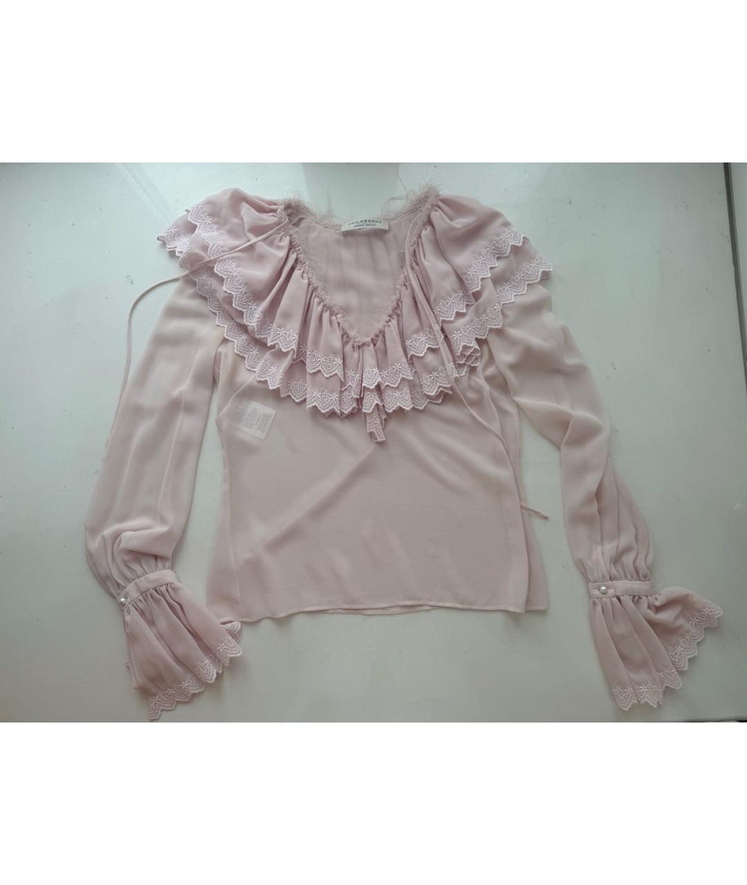 PHILOSOPHY DI LORENZO SERAFINI Розовая блузы, фото 8