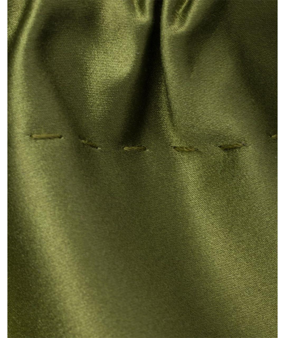 PRADA Зеленая шелковая сумка с короткими ручками, фото 3