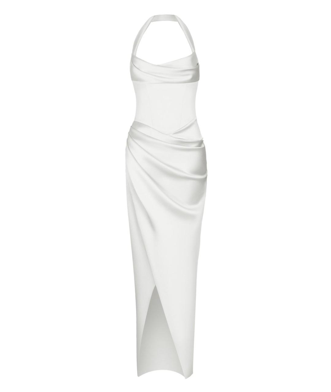 RASARIO Белое полиэстеровое вечернее платье, фото 1