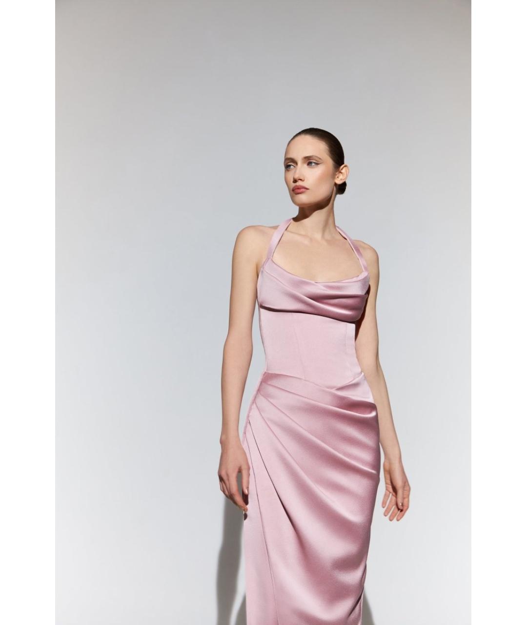 RASARIO Белое полиэстеровое вечернее платье, фото 4