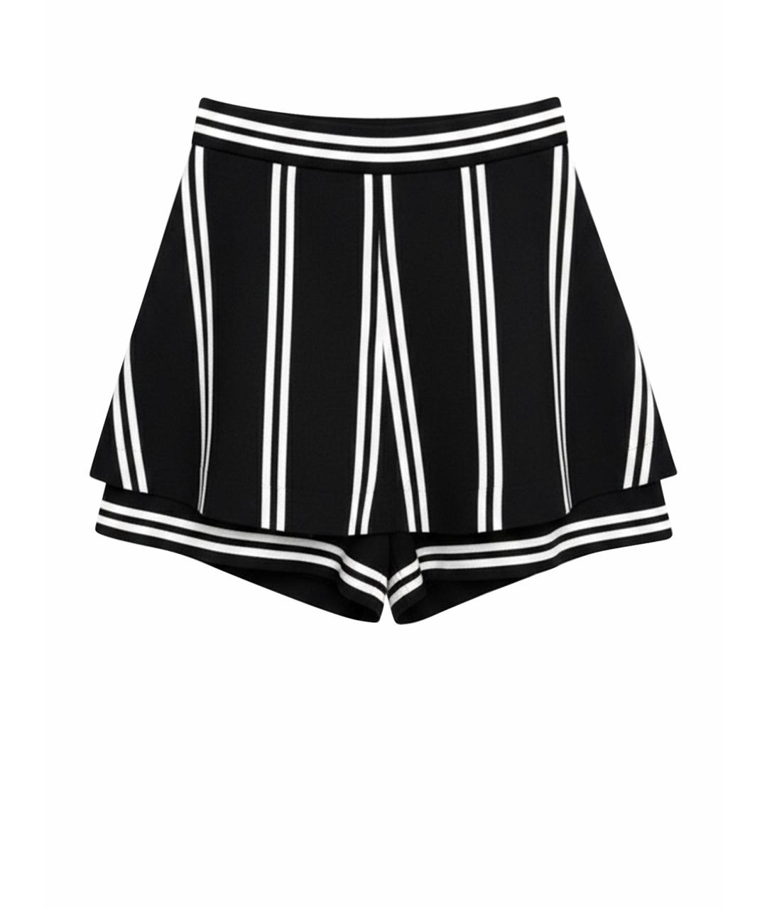 MAJE Черная вискозная юбка-шорты, фото 1