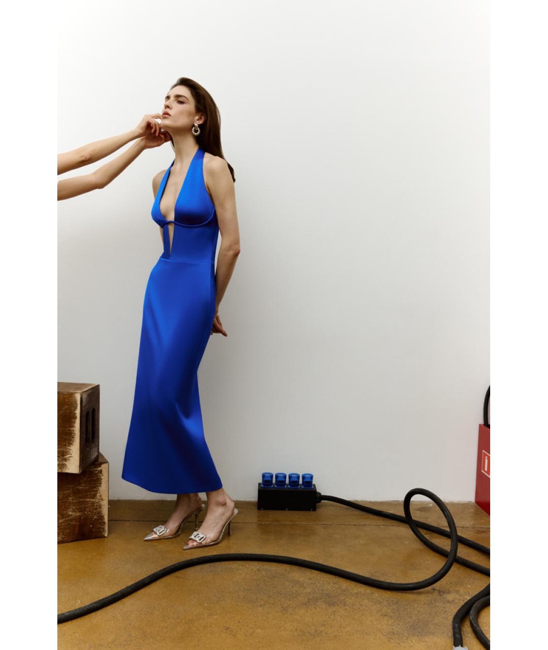 RASARIO Бордовое полиэстеровое вечернее платье, фото 4