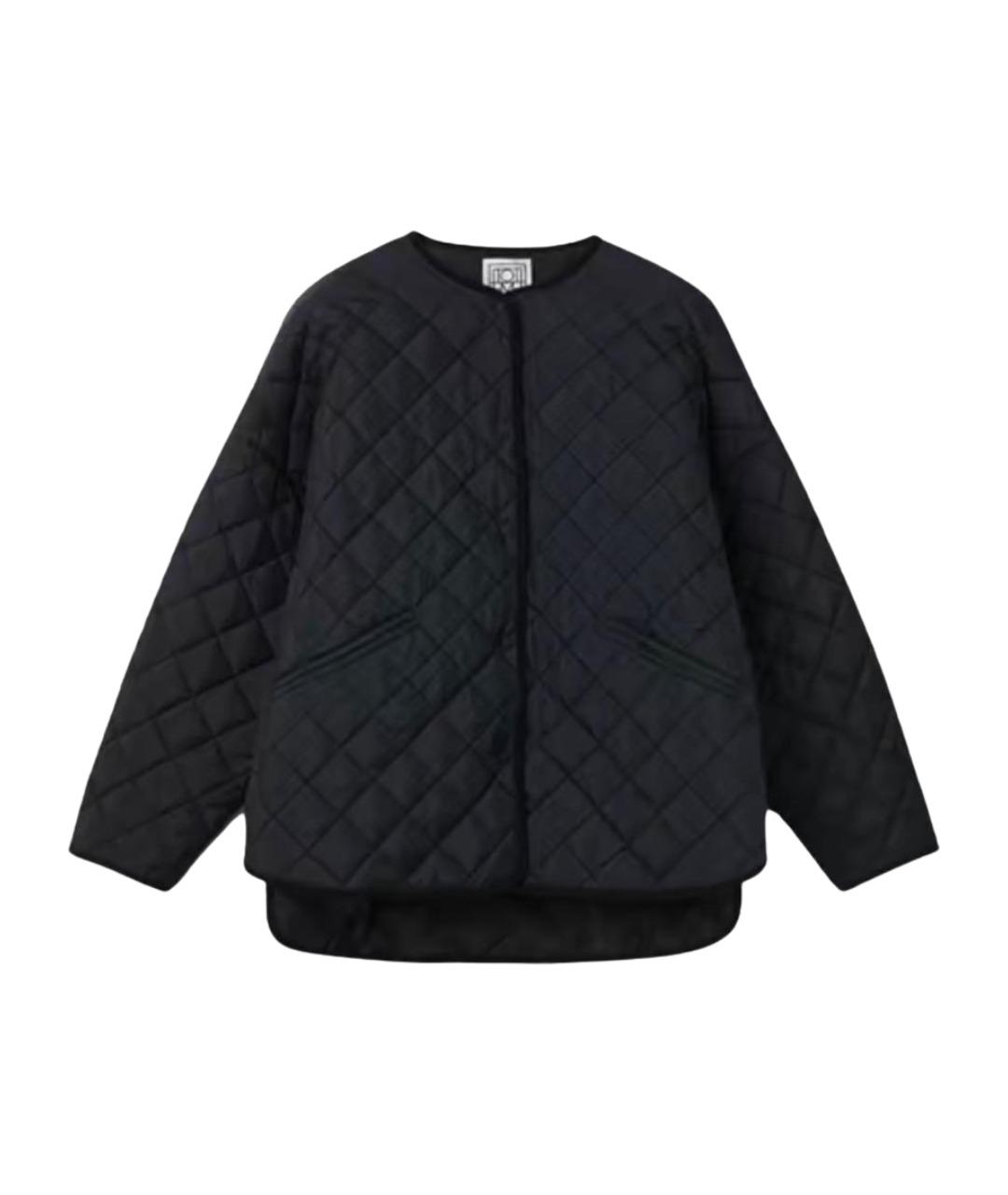 TOTEME Черная полиэстеровая куртка, фото 1