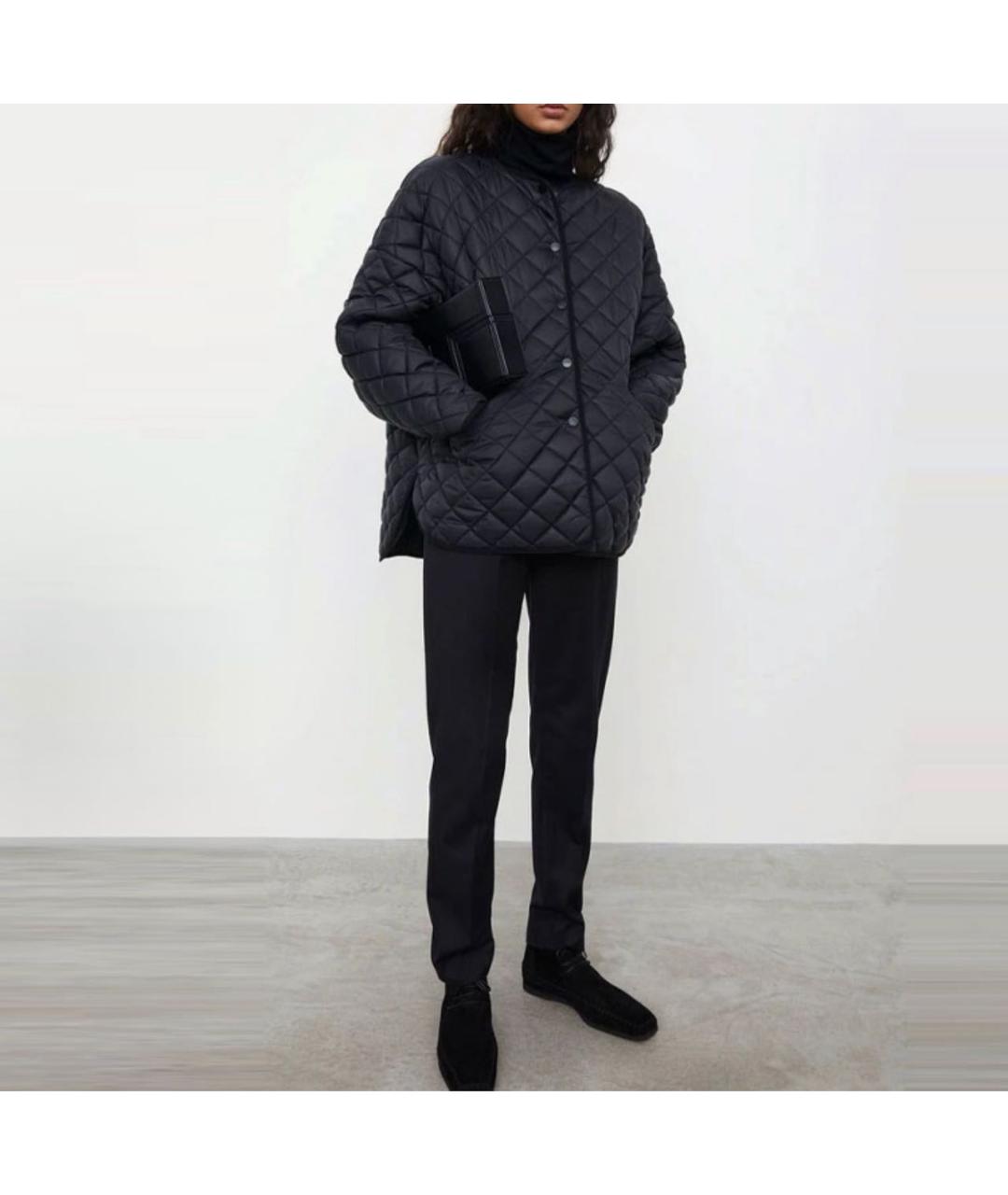 TOTEME Черная полиэстеровая куртка, фото 6