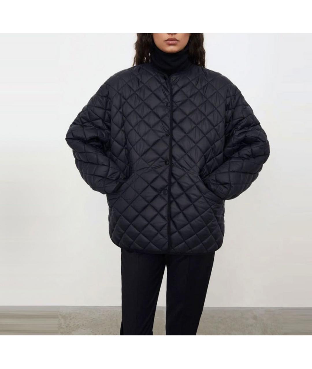 TOTEME Черная полиэстеровая куртка, фото 5