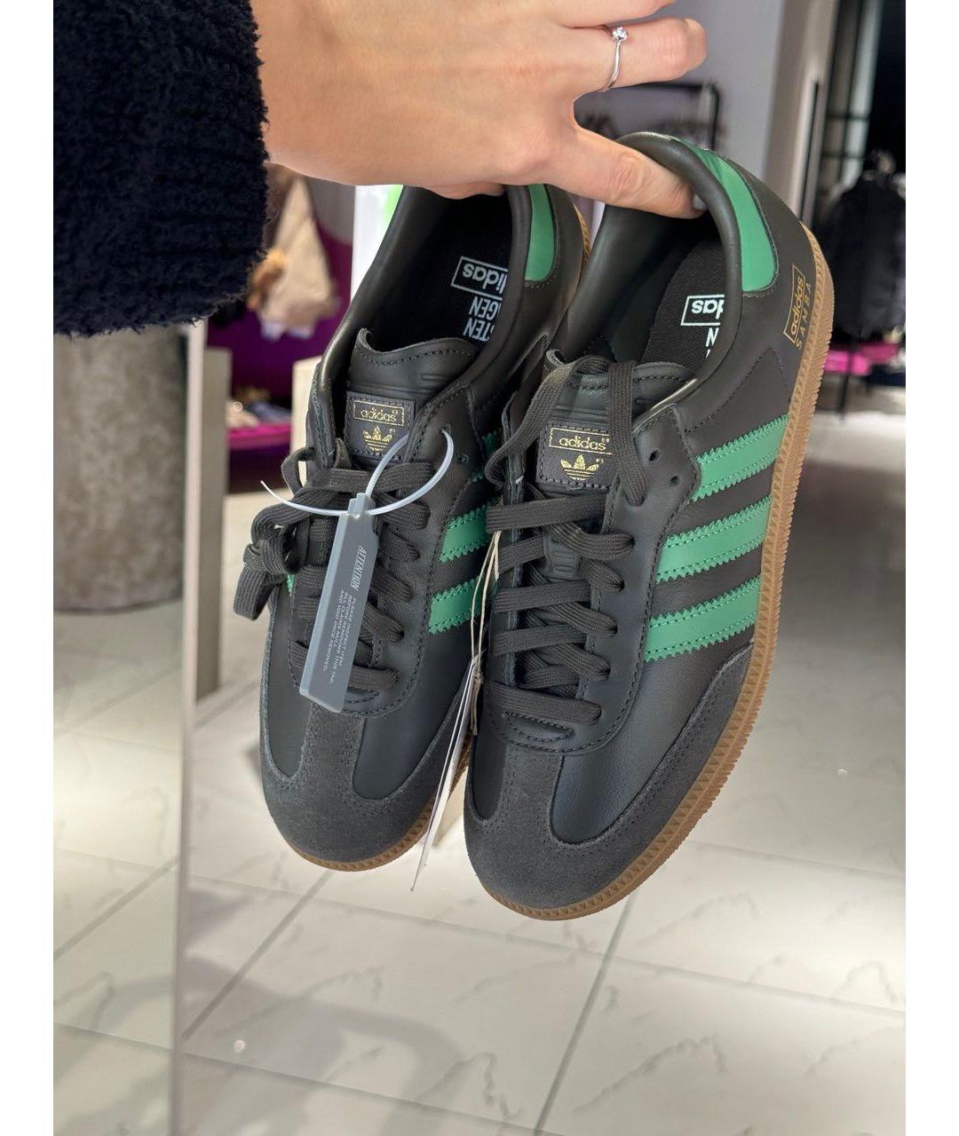 ADIDAS Коричневые кожаные кеды, фото 5