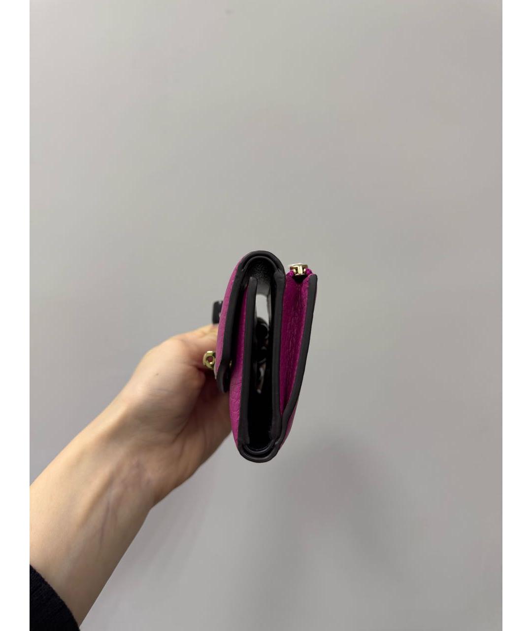 MULBERRY Фуксия кожаный кошелек, фото 2