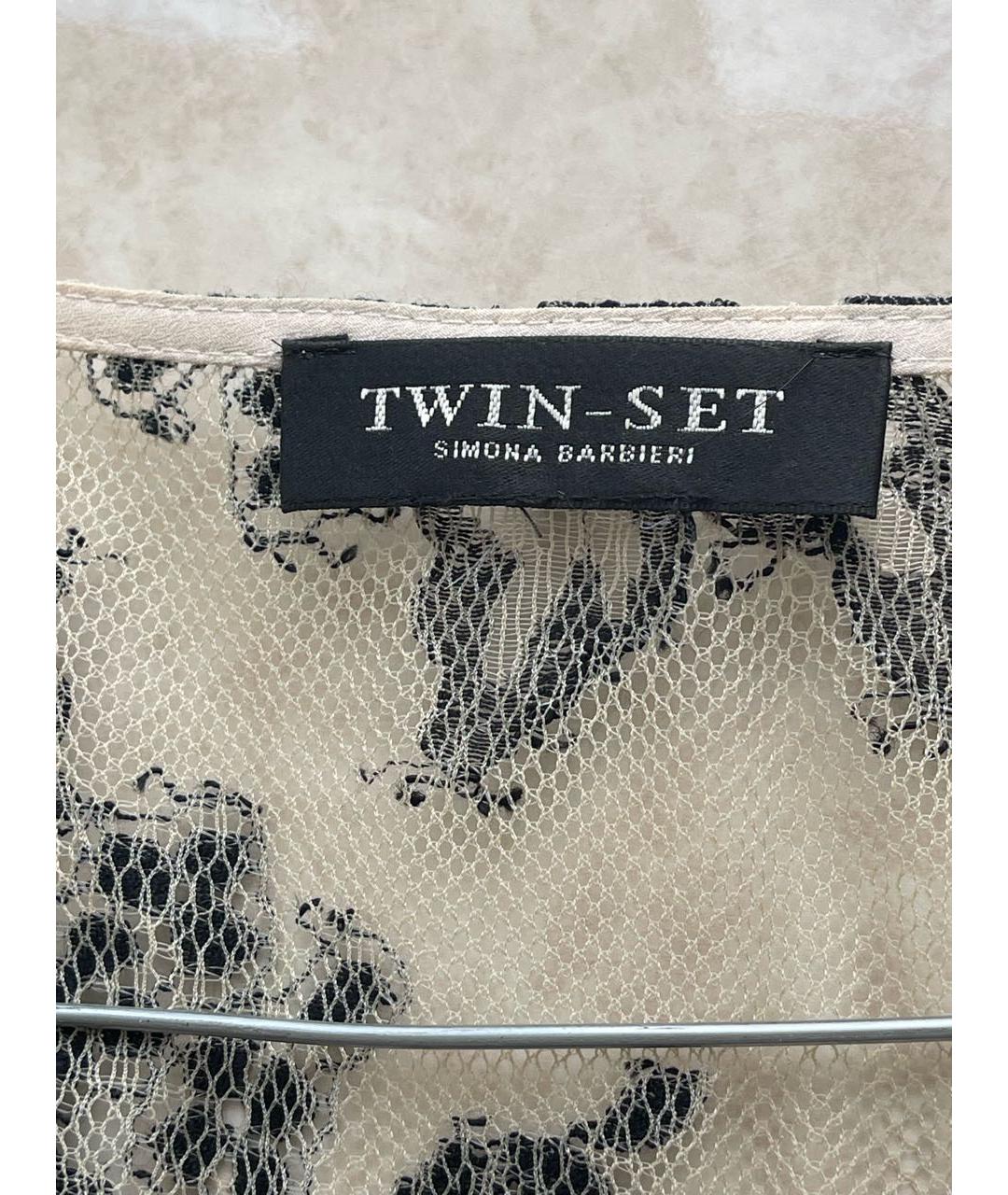 TWIN-SET Шелковое коктейльное платье, фото 3