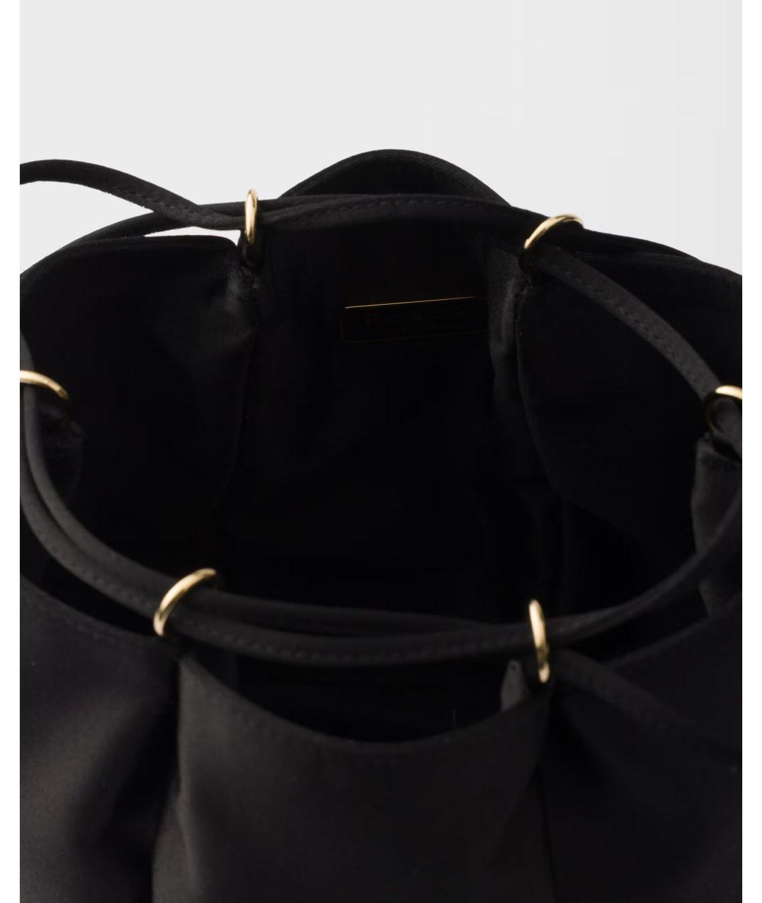 PRADA Черная сумка с короткими ручками, фото 4
