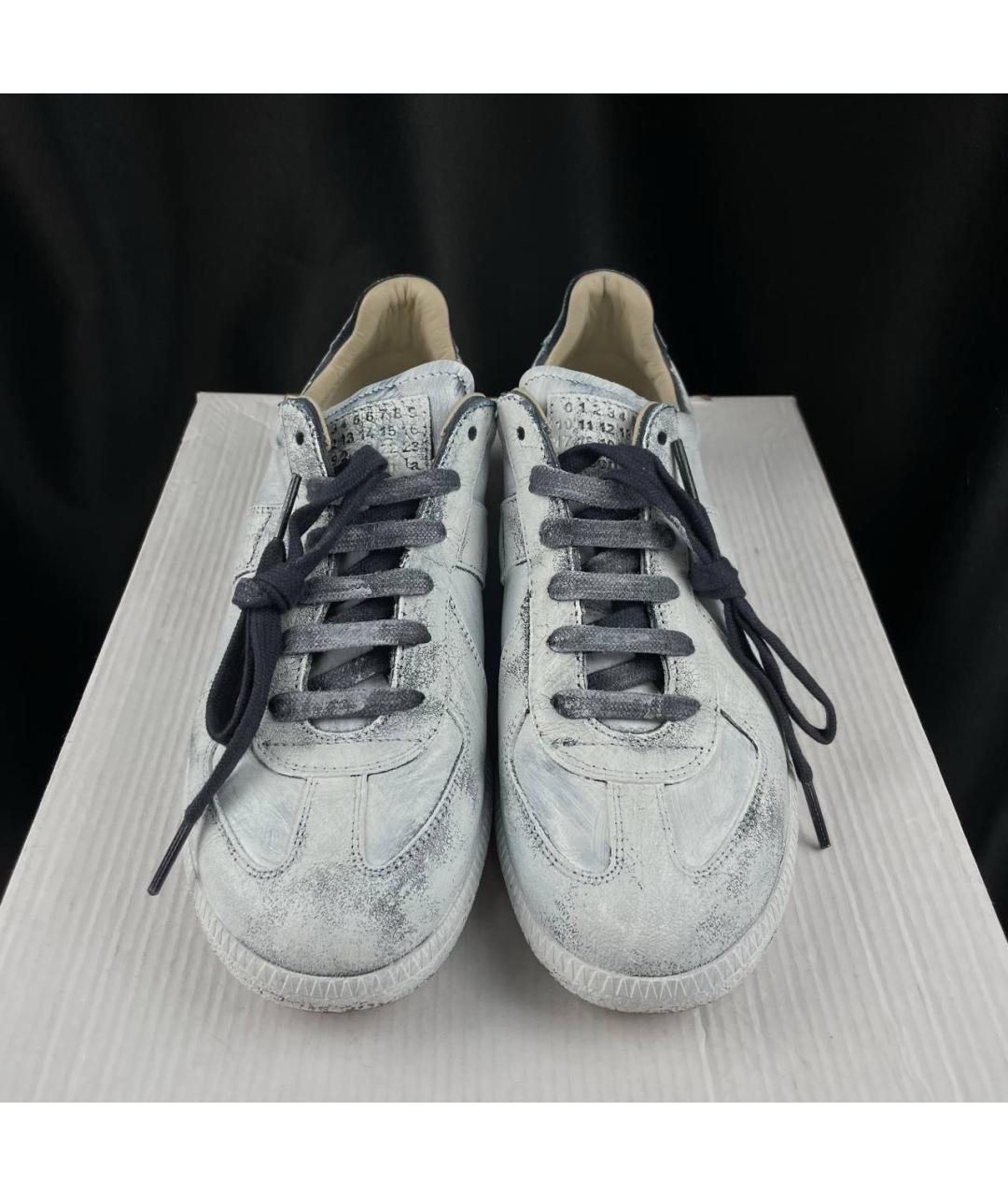 MAISON MARGIELA Белые низкие кроссовки / кеды, фото 2