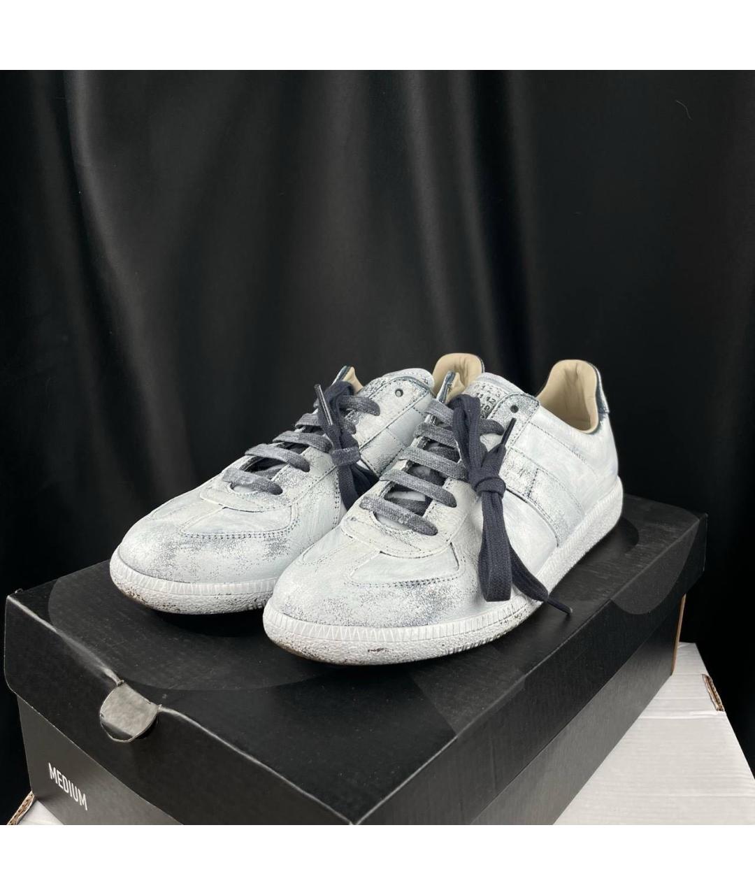 MAISON MARGIELA Белые низкие кроссовки / кеды, фото 3