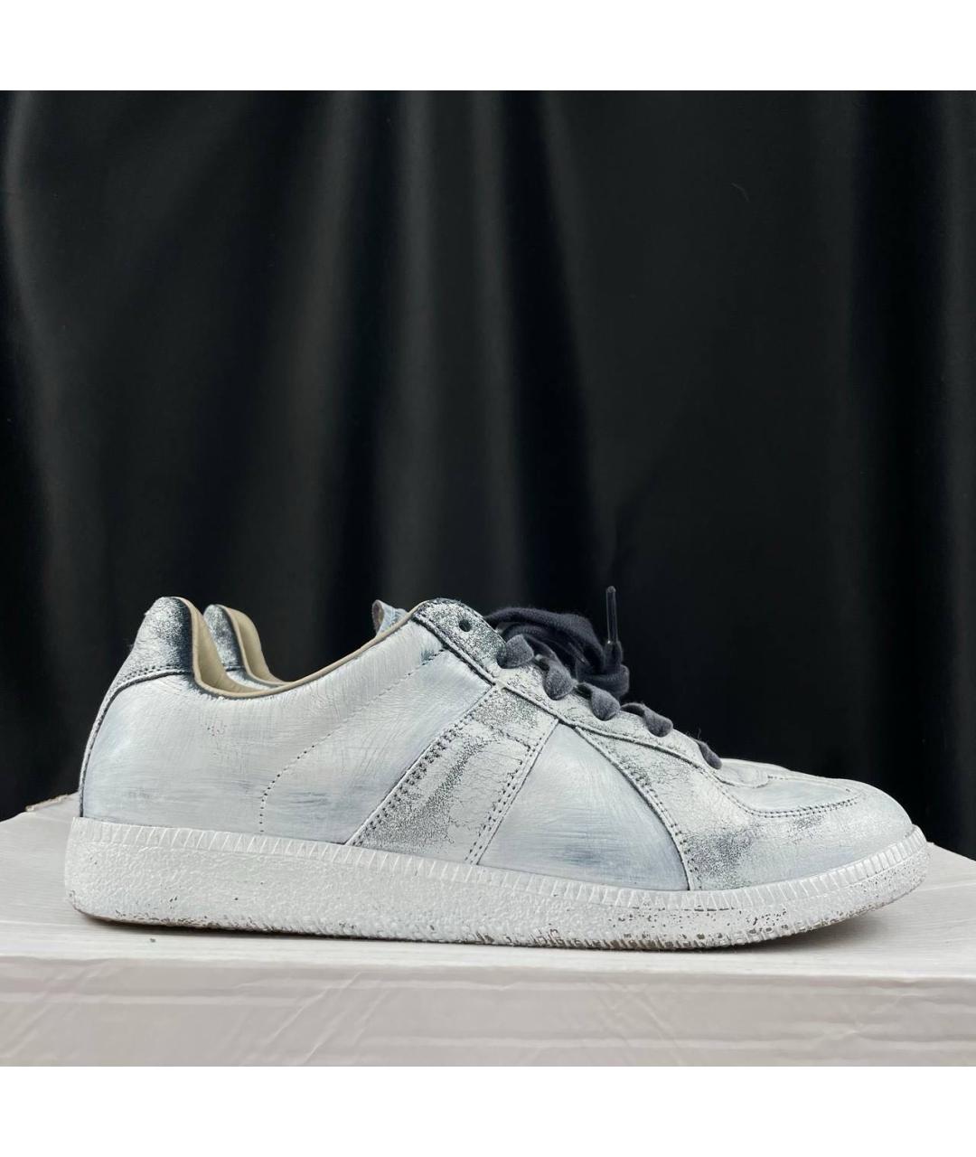 MAISON MARGIELA Белые низкие кроссовки / кеды, фото 5