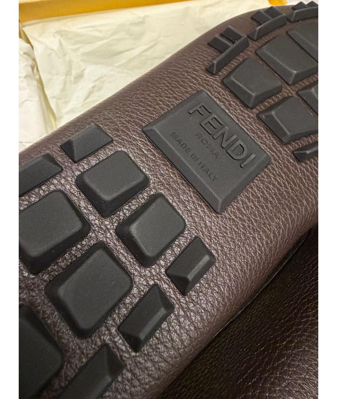 FENDI Коричневые лоферы, фото 8