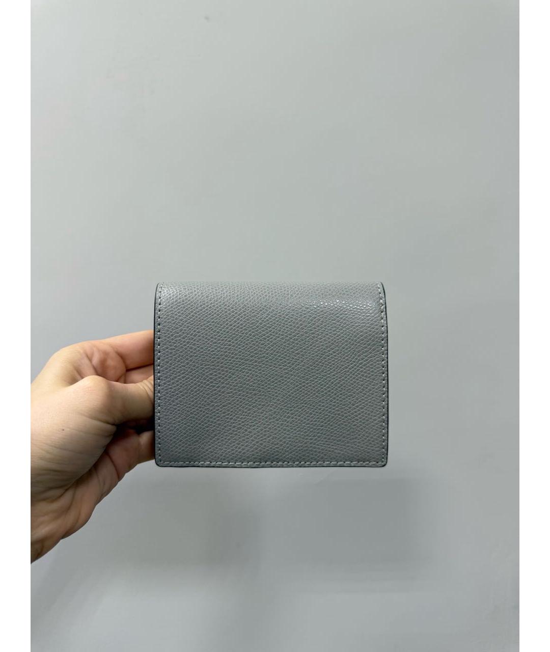 FURLA Серый кожаный кошелек, фото 2