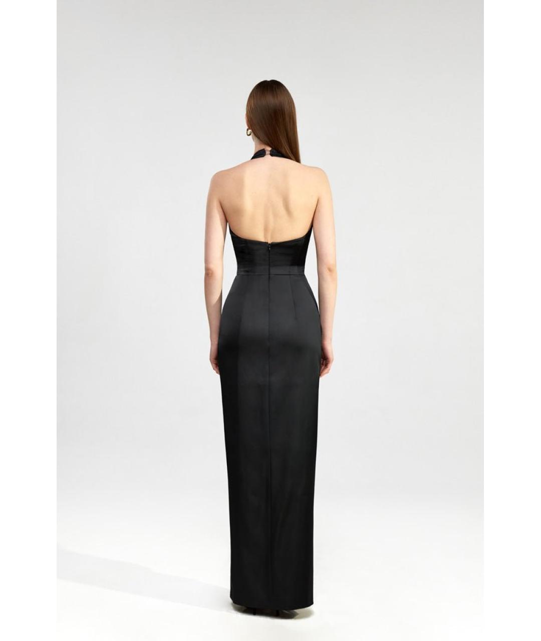 RASARIO Черное полиэстеровое вечернее платье, фото 4