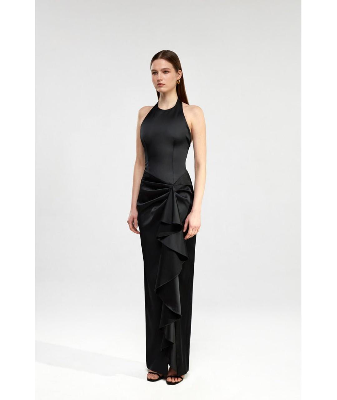 RASARIO Черное полиэстеровое вечернее платье, фото 3