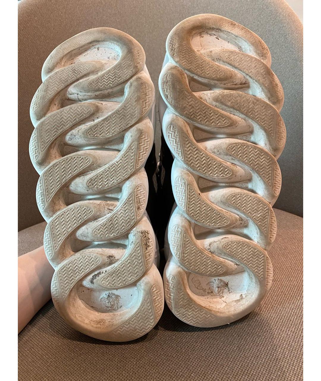 VERSACE Мульти текстильные кроссовки, фото 8