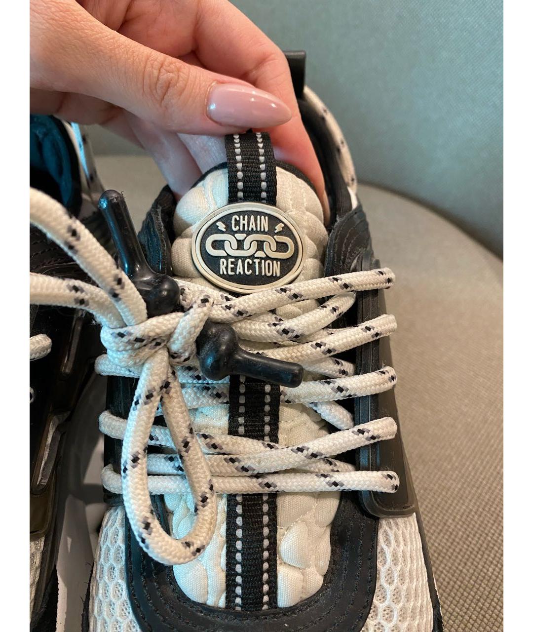 VERSACE Мульти текстильные кроссовки, фото 5