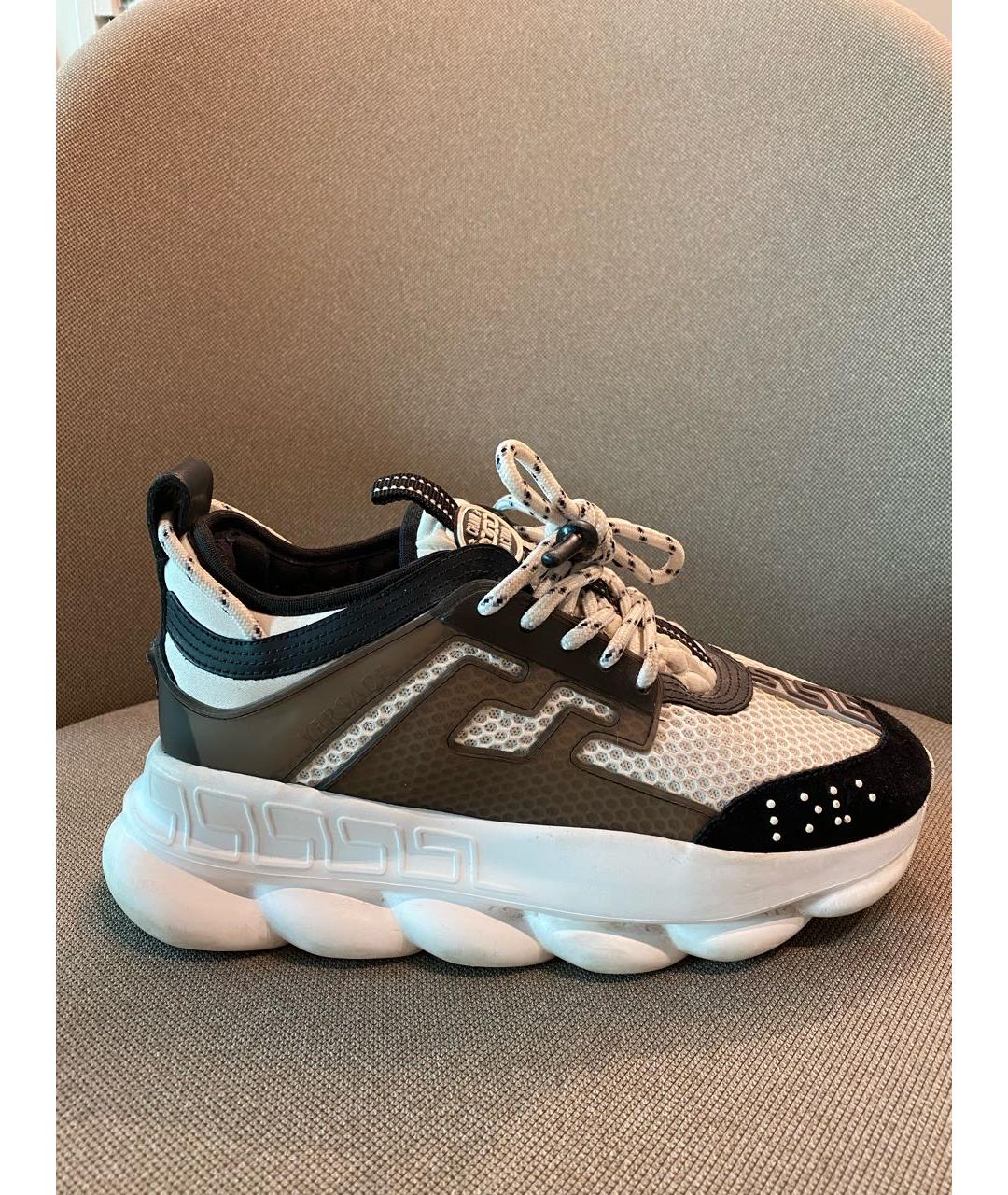 VERSACE Мульти текстильные кроссовки, фото 9