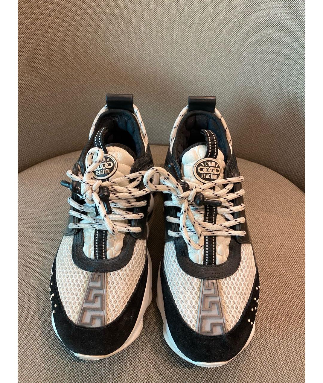 VERSACE Мульти текстильные кроссовки, фото 2