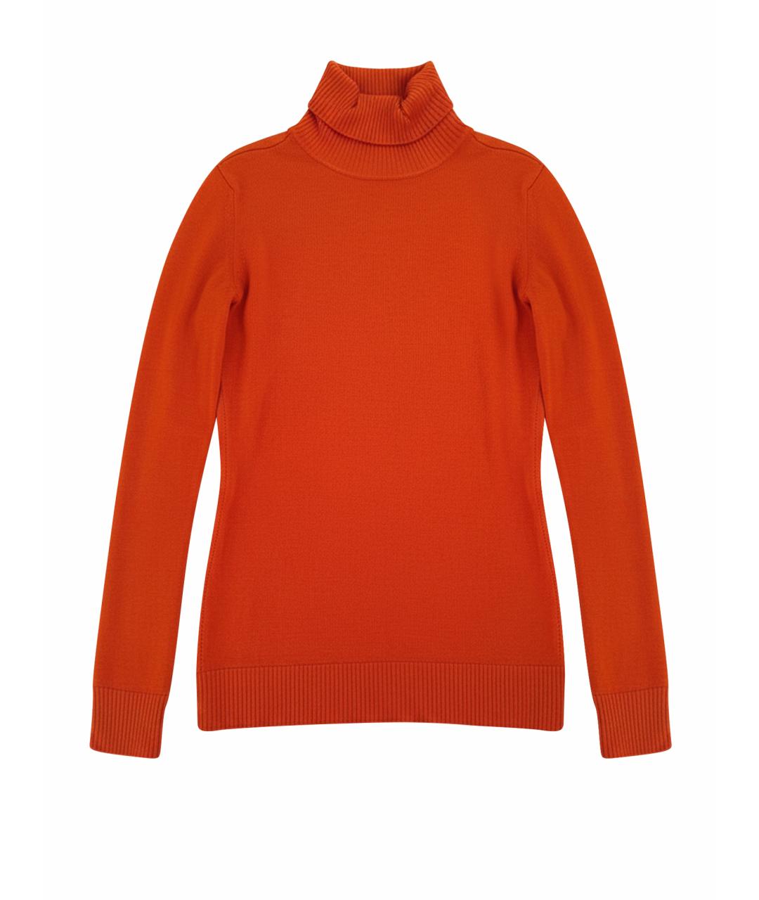 SPORTMAX Оранжевая кашемировая водолазка, фото 1