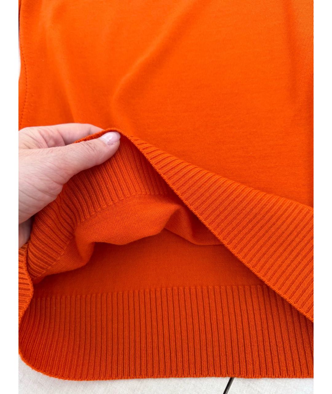SPORTMAX Оранжевая кашемировая водолазка, фото 4