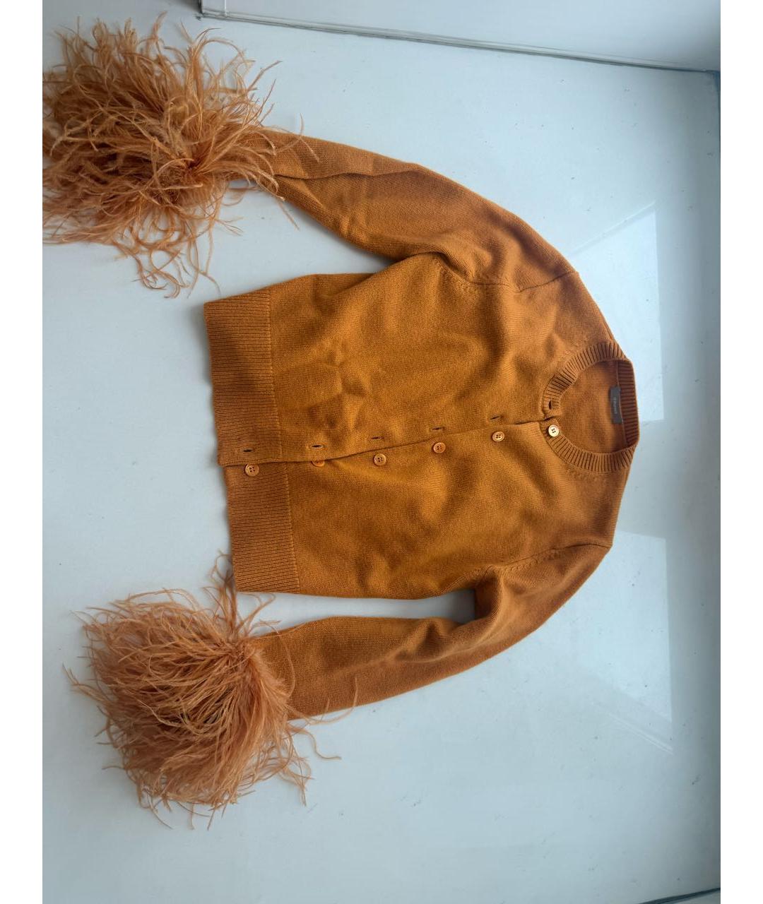 12 STOREEZ Оранжевый шерстяной кардиган, фото 8