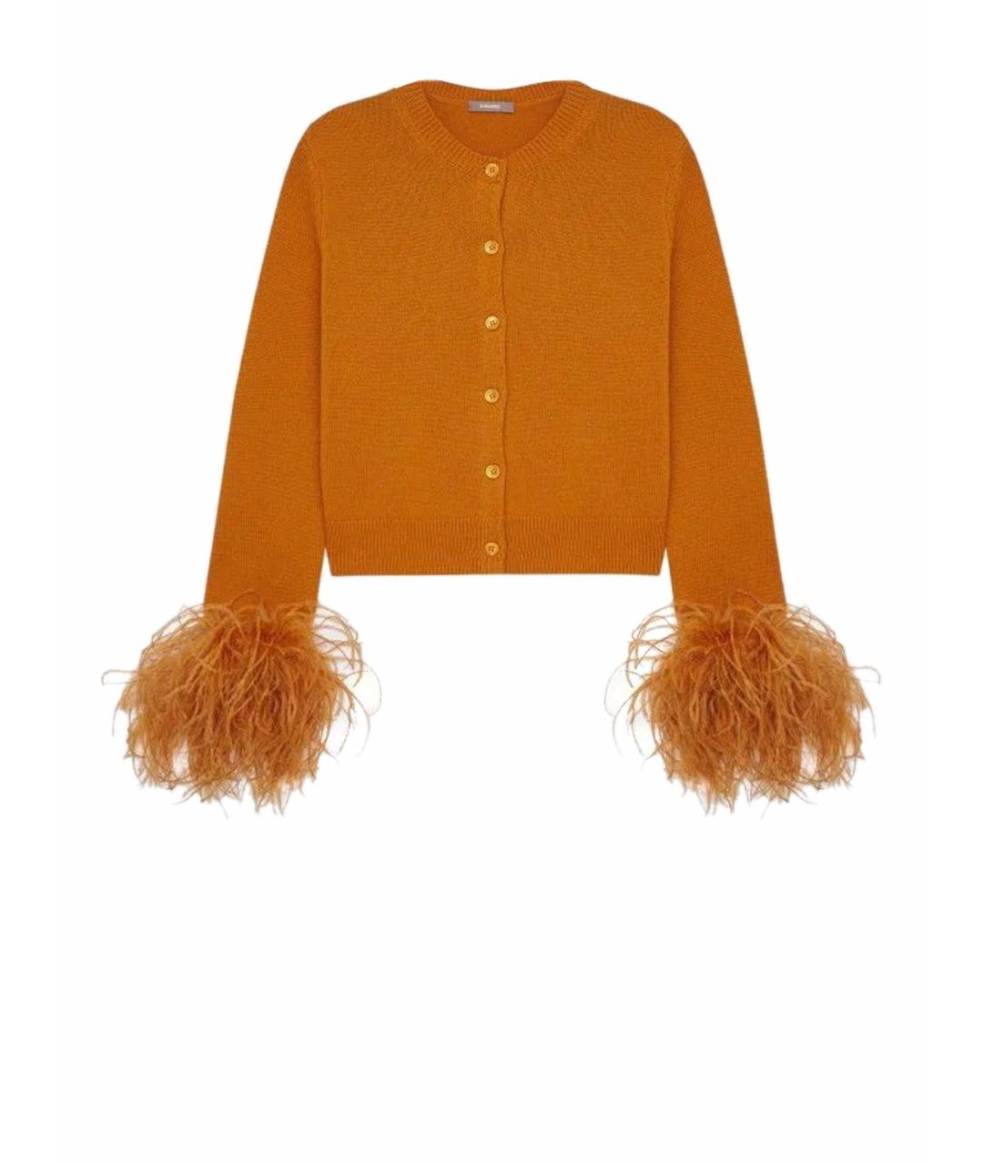 12 STOREEZ Оранжевый шерстяной кардиган, фото 1