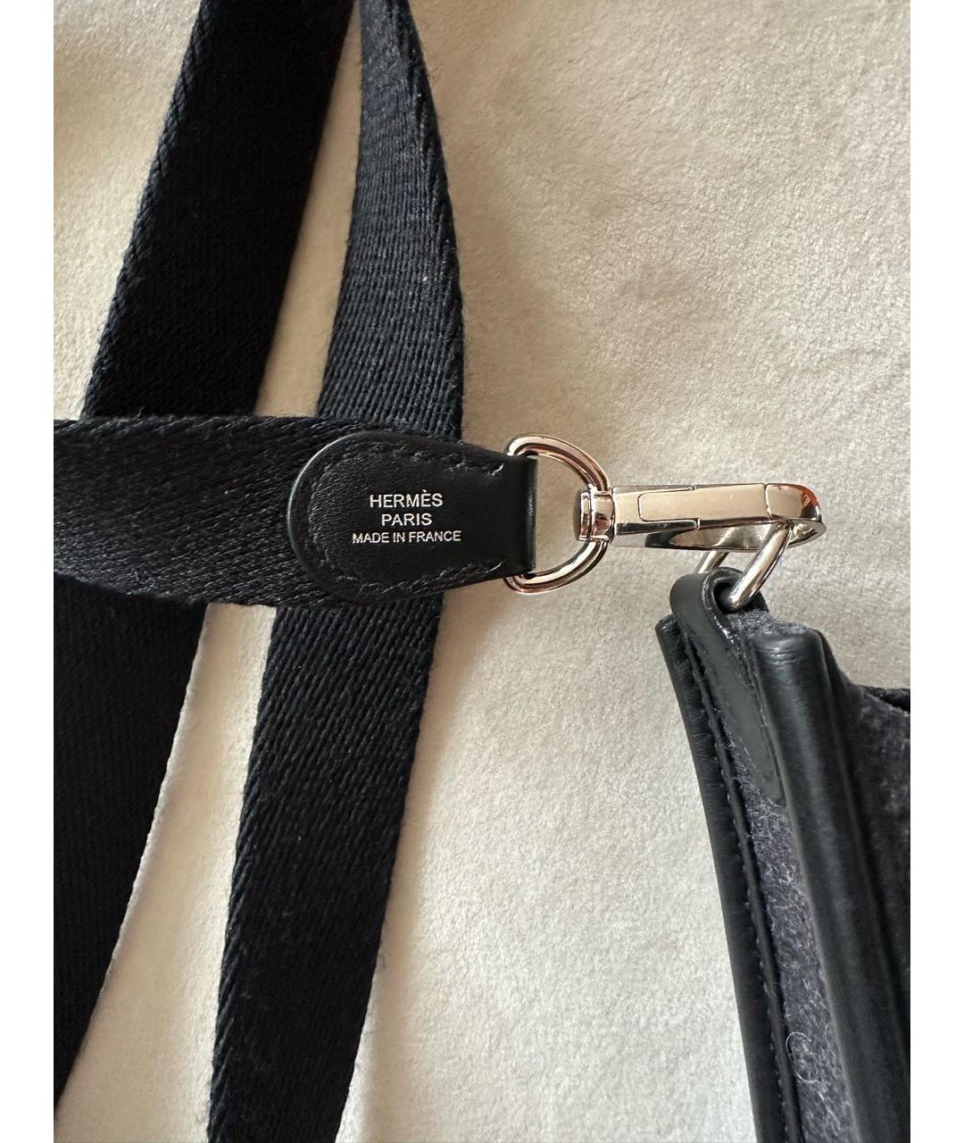 HERMES Черная сумка через плечо, фото 3