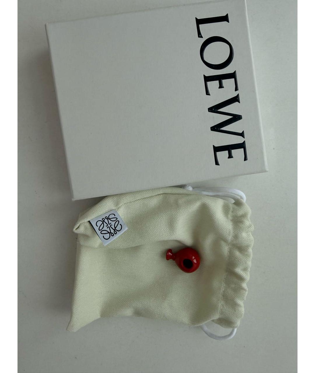 LOEWE Красный кулон, фото 4