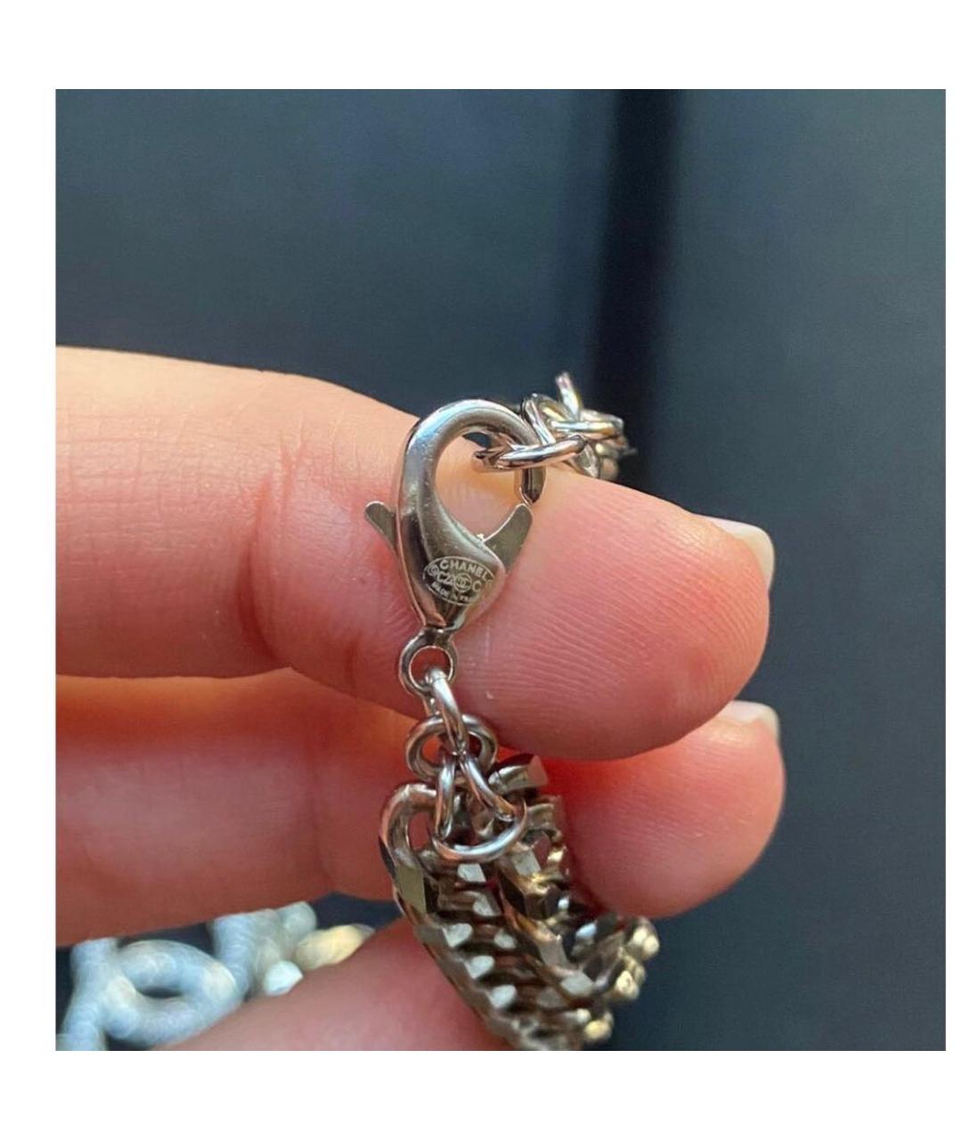 CHANEL Серебряное колье, фото 4