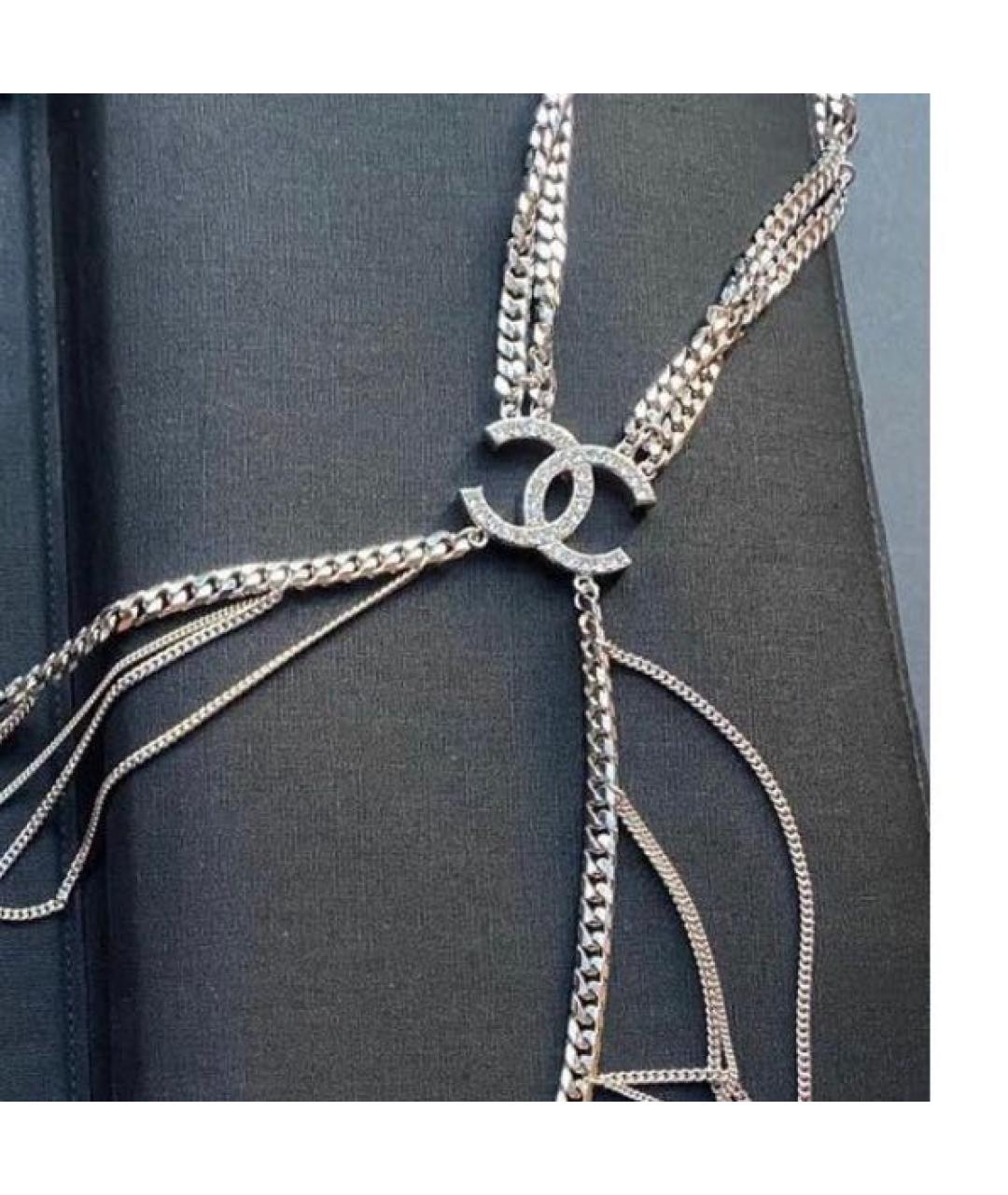 CHANEL Серебряное колье, фото 3