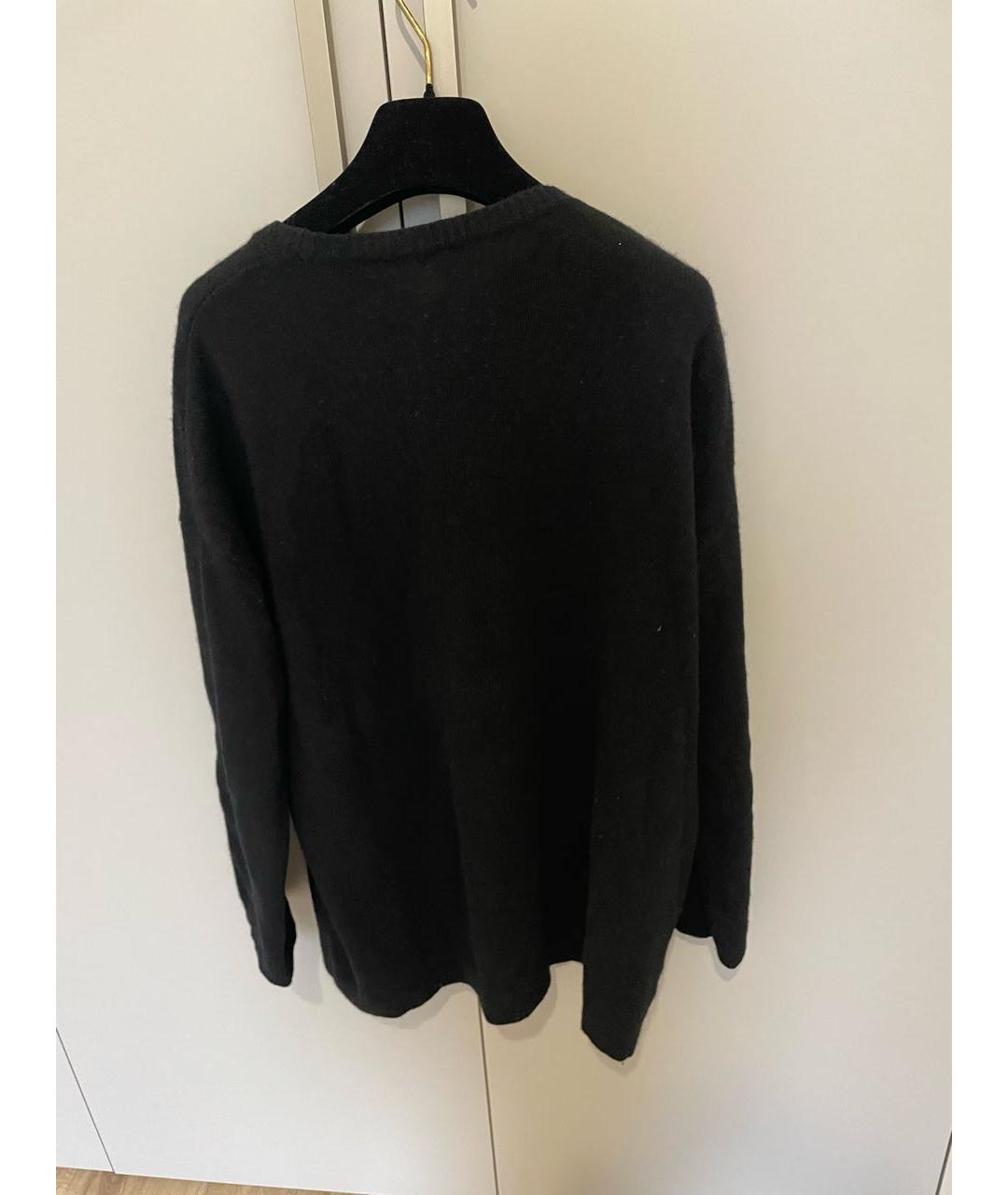 VALENTINO Черный шерстяной джемпер / свитер, фото 2