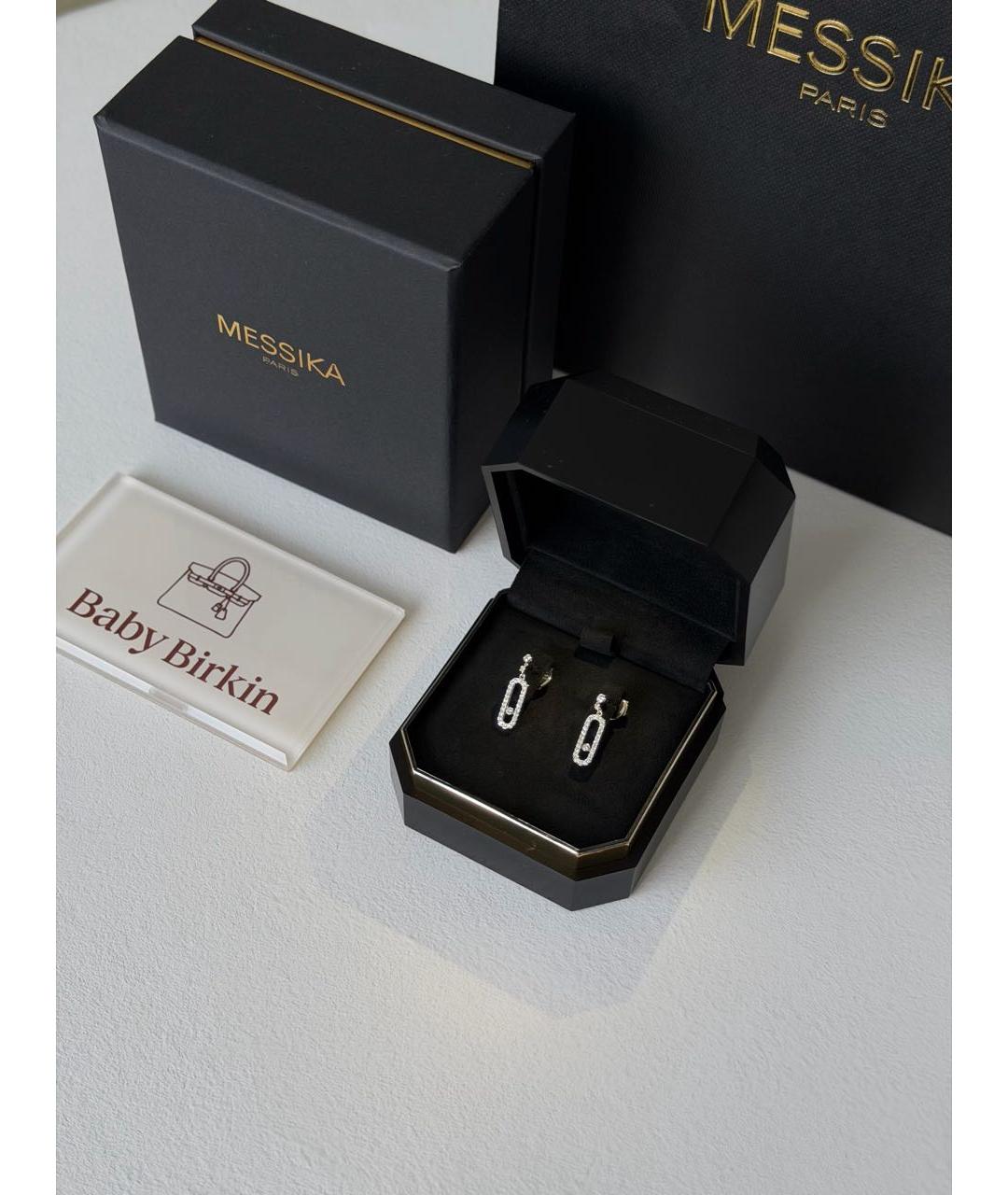MESSIKA Белые серьги из белого золота, фото 7