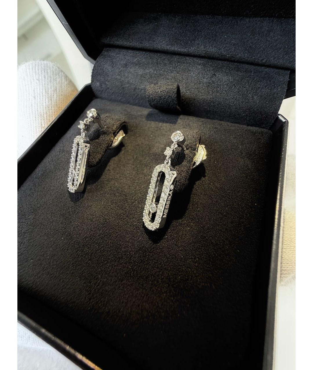 MESSIKA Белые серьги из белого золота, фото 2