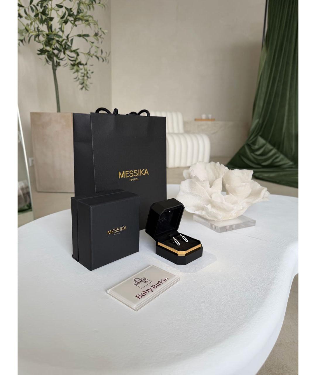 MESSIKA Белые серьги из белого золота, фото 5