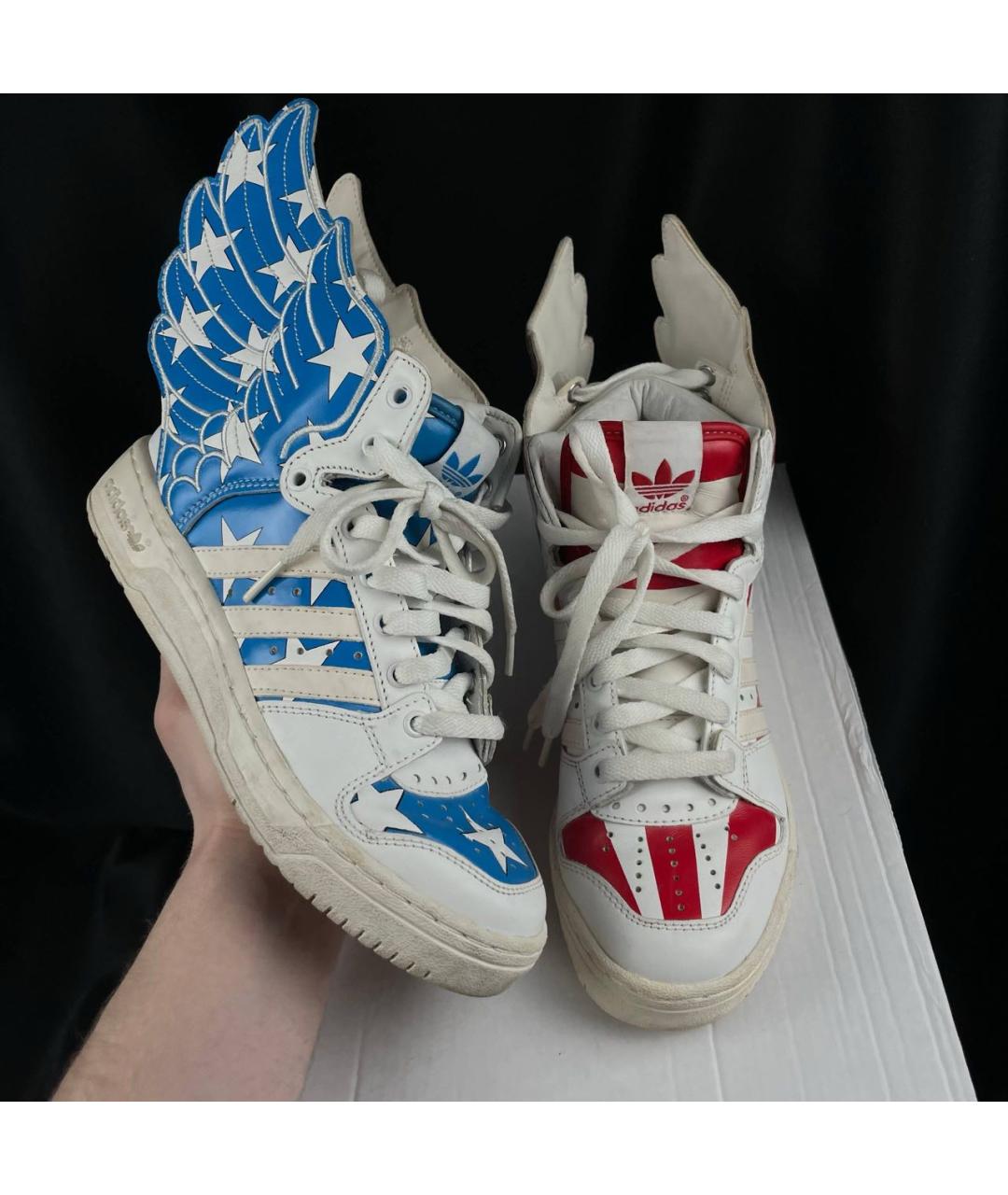 ADIDAS Мульти кожаные кеды, фото 2