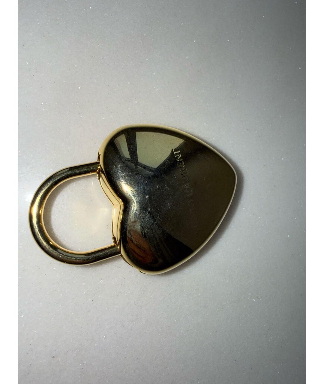 SAINT LAURENT Золотой брелок, фото 3