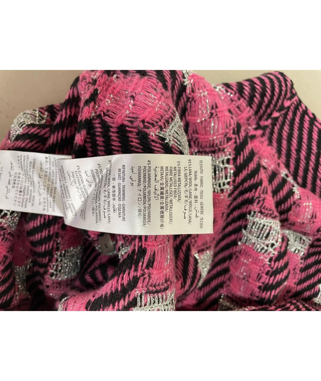 GUCCI Мульти шерстяная юбка миди, фото 6