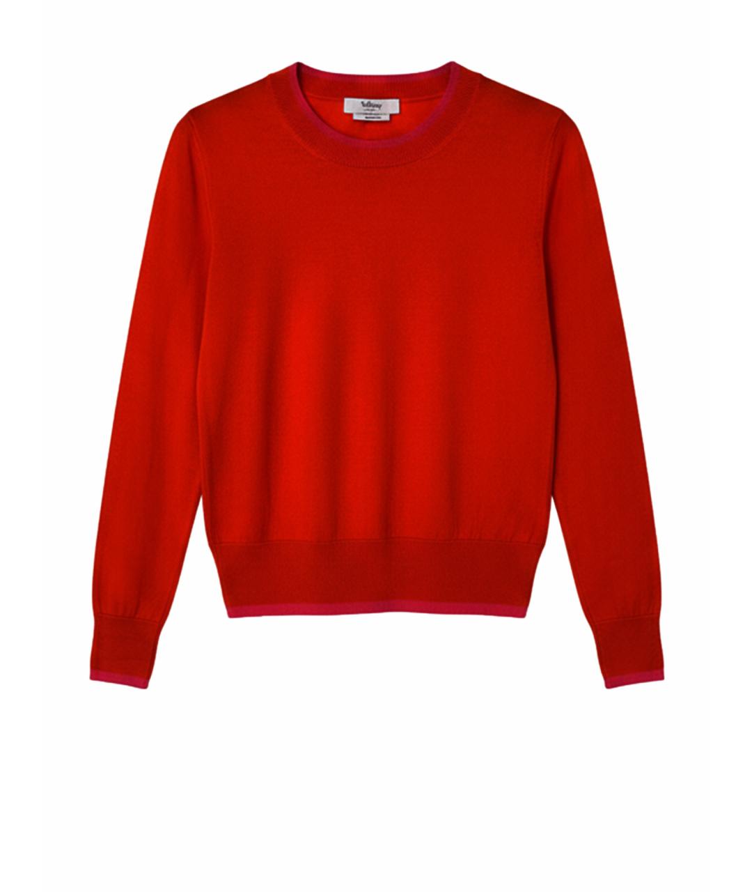 MULBERRY Оранжевый шерстяной джемпер / свитер, фото 1