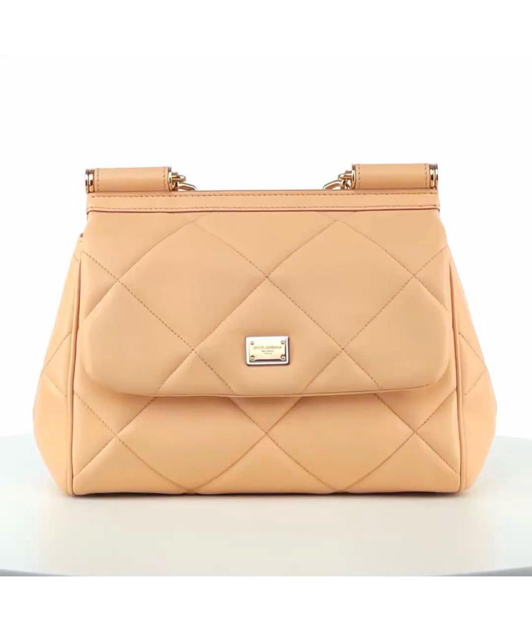 DOLCE&GABBANA Кожаная сумка тоут, фото 8