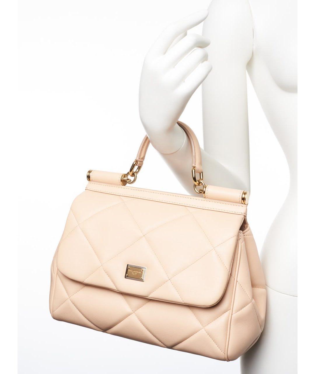 DOLCE&GABBANA Кожаная сумка тоут, фото 2