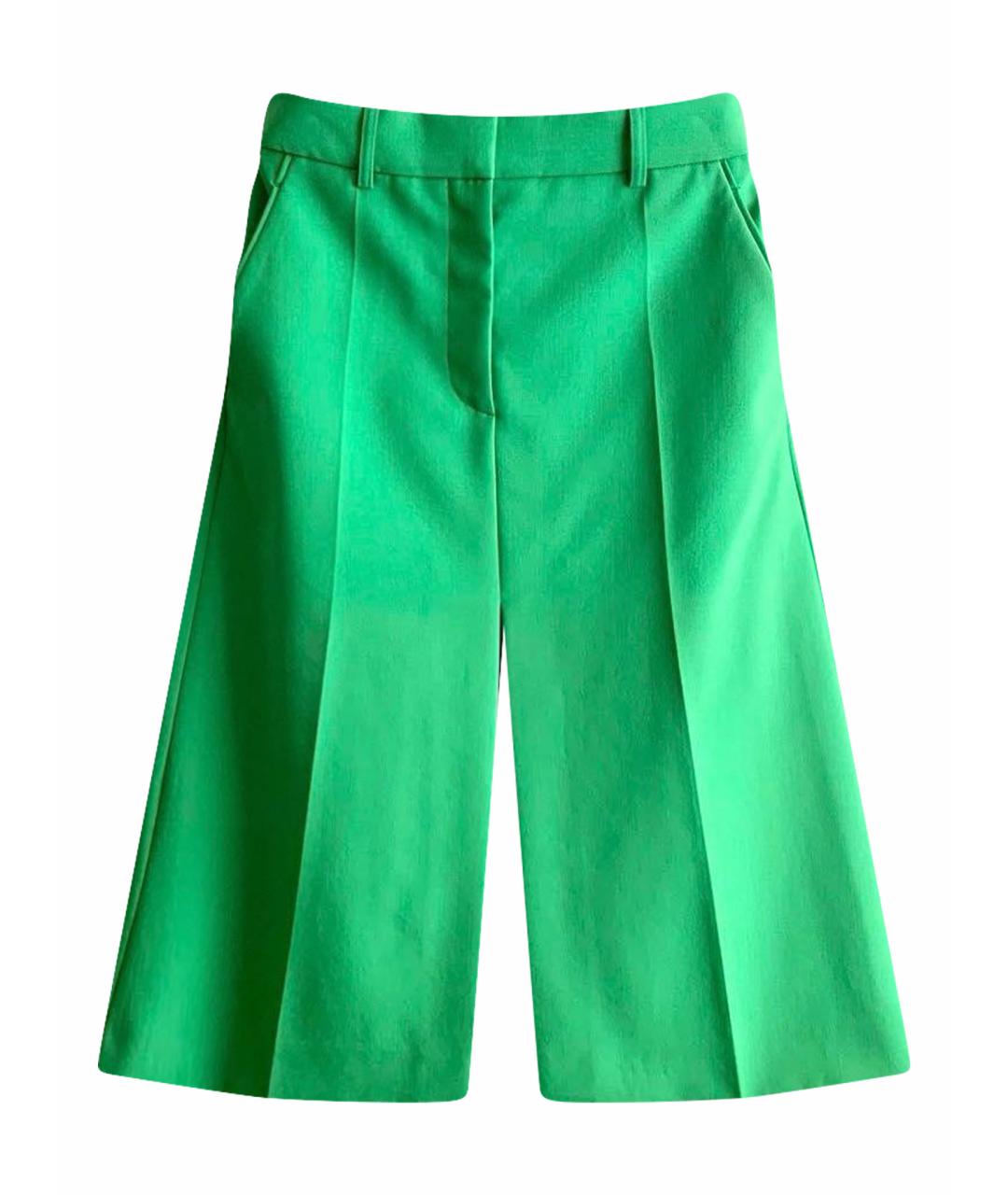 STELLA MCCARTNEY Зеленая шерстяная юбка миди, фото 1