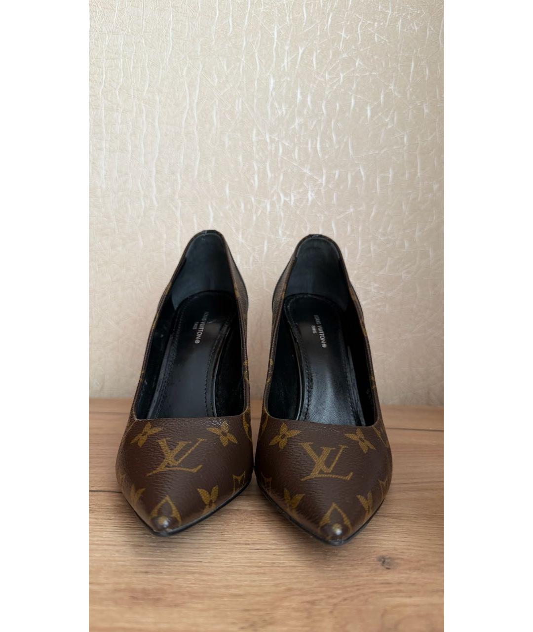 LOUIS VUITTON Коричневые туфли, фото 6