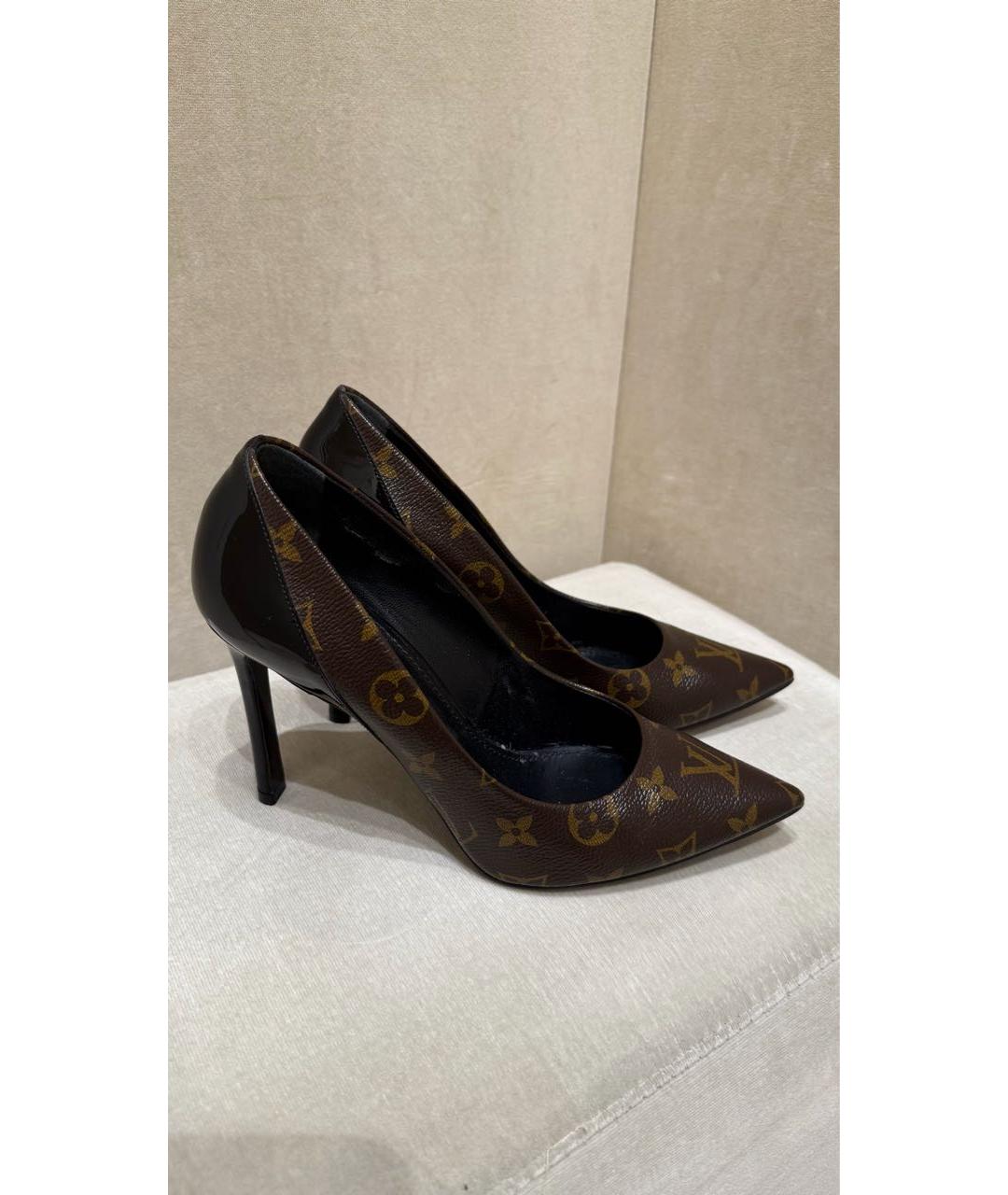 LOUIS VUITTON Коричневые туфли, фото 7