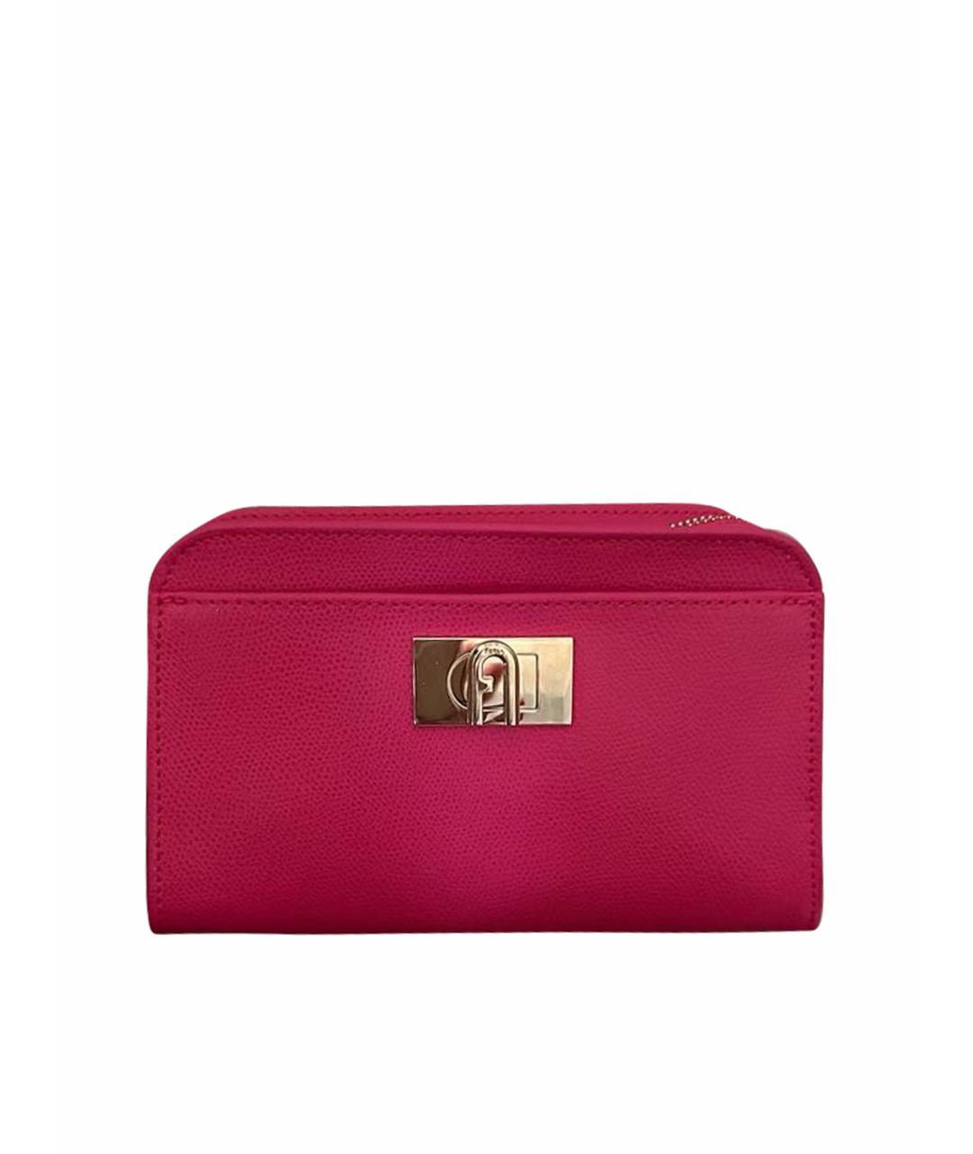 FURLA Фуксия кожаная сумка через плечо, фото 1